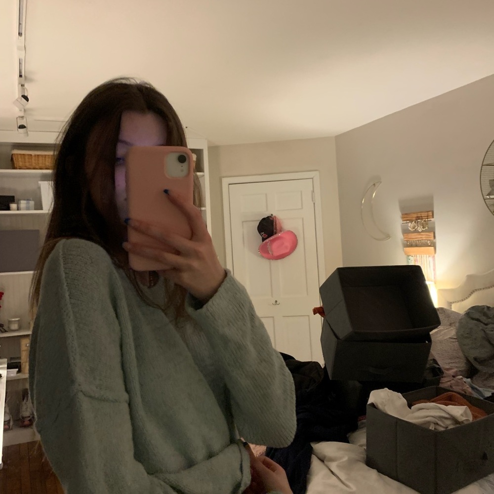 Blue knit sweater from Urban! No stains or rips!